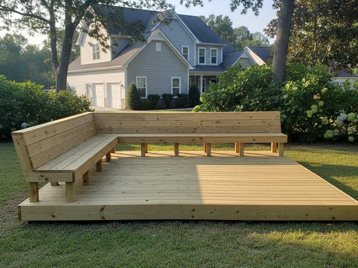 Deck Installation completed by Oasis Deck Co in Kosciusko, MS